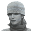 Infinity Cowl Beanie and Mittens Set